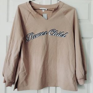 Flower child sweatshirt